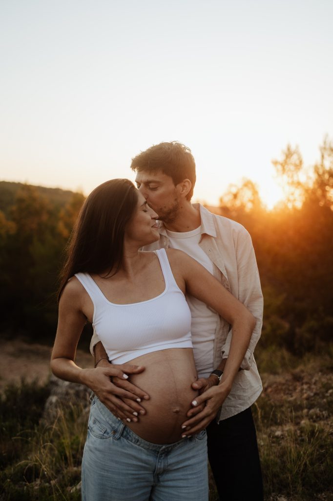 shooting au coucher du soleil sainte victoire aix