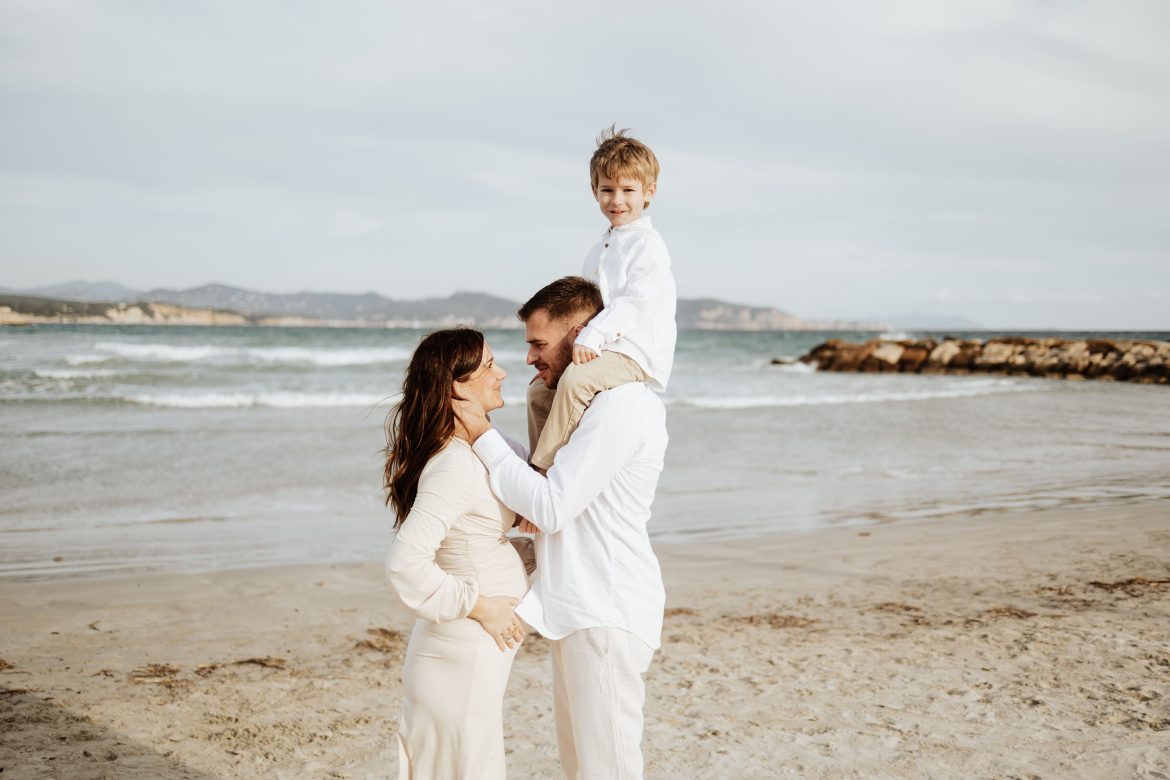 photos de grossesse en famille